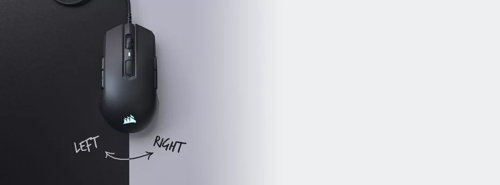 Chuột chơi game Corsair M55 RGB Pro Black (CH-9308011-AP) có thiết kế nhỏ gọn