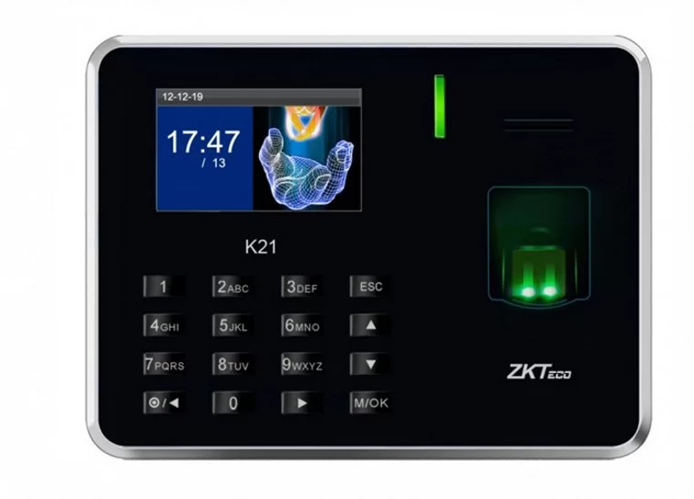 Máy chấm công vân tay ZK Teco K21 Máy chấm công vân tay ZK Teco K21