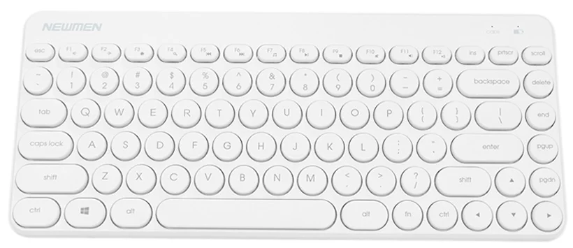 Bộ bàn phím chuột Newmen K928 Wireless White  có thiết kế cổ điển