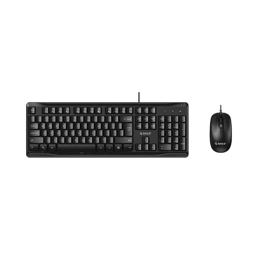 Bộ Bàn phím Chuột Orico KM01-BK (USB/đen) 1