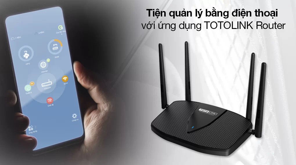 Hợp Thành Thịnh - Router Wifi Chuẩn Wifi 6 Totolink X6000R-V2