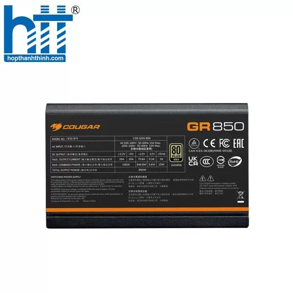 Nguồn COUGAR GR 850 – Ổn định cho gaming & workstation