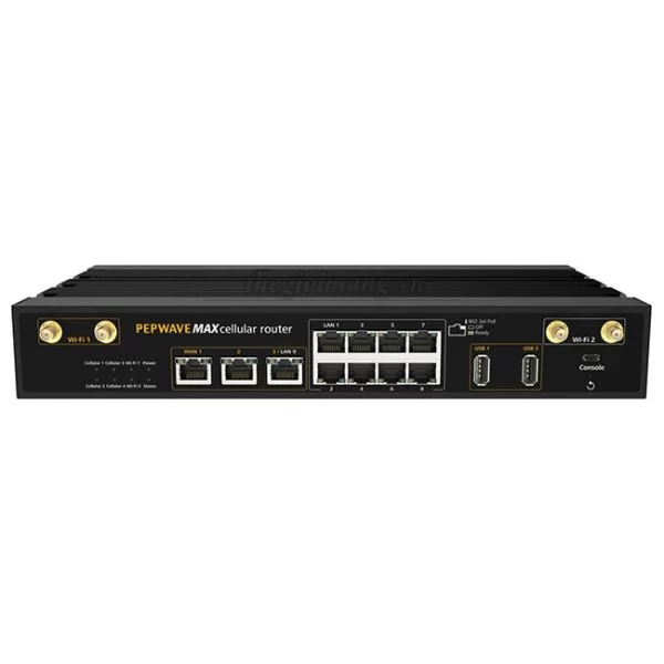 Peplink MAX HD4 – 8 SIM, không lo mất mạng