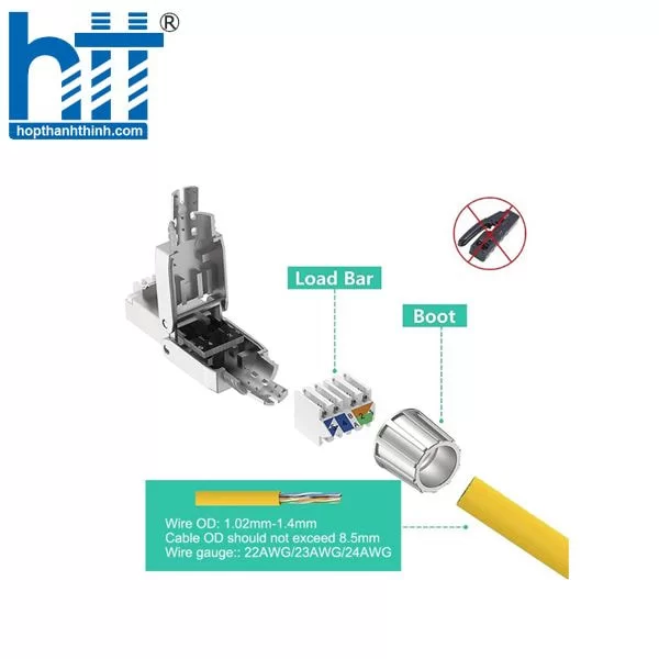 Hợp Thành Thịnh - Đầu bấm hạt mạng Cat7 STP PicoLink 