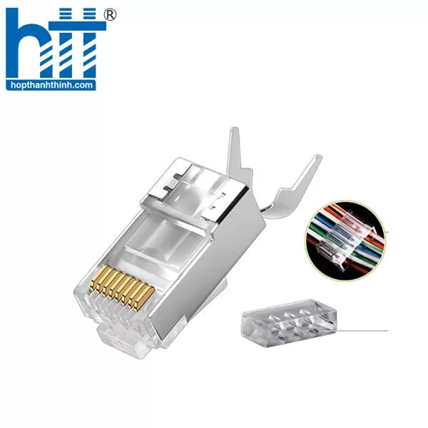 Hợp Thành Thịnh - Đầu bấm mạng CAT6A CAT7 FTP 100c Vỉ 