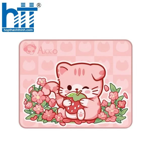 Hợp Thành Thịnh - Bàn di chuột Akko Cat Theme Pink ANGIE