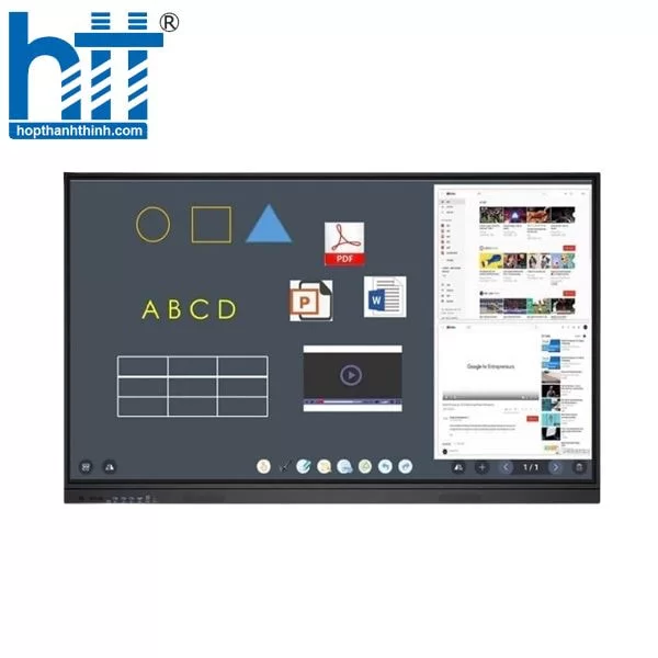 <b>EIKI I110HTV100</b> – Màn hình tương tác 110 inch chuẩn 4K cho phòng họp lớn.
