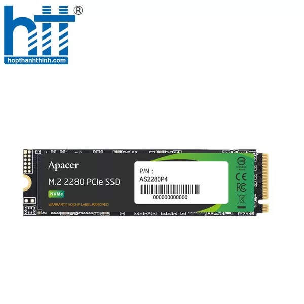HTT - Ổ Cứng SSD APCER AS2280P4 512GB – M.2 2280 PCIe Gen3 x4 (Đọc 2100MB/s - Ghi 1500MB/s)