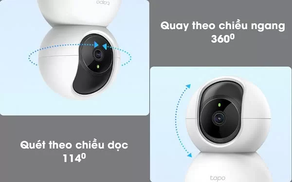 Camera IP Xoay 360 Độ TP-Link Tapo TC70