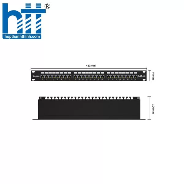 Hợp Thành Thịnh - Patch Panel Cat5 24 port 1U PicoLink