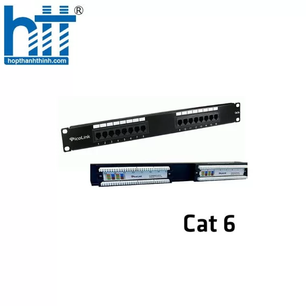 Hợp Thành Thịnh - Thanh đấu nối Patch panel 16 port Cat6 PicoLink