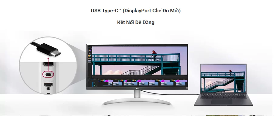HTT - Màn Hình LG UltraWide 29WQ600-W 