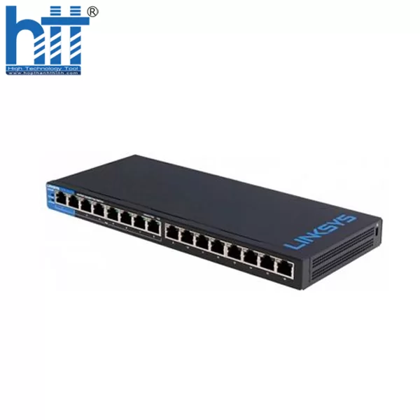 HTT - LINKSYS LGS116P UNMANAGED 16-PORT POE+ BUSINESS GIGABIT SWITCH LGS116P-AP