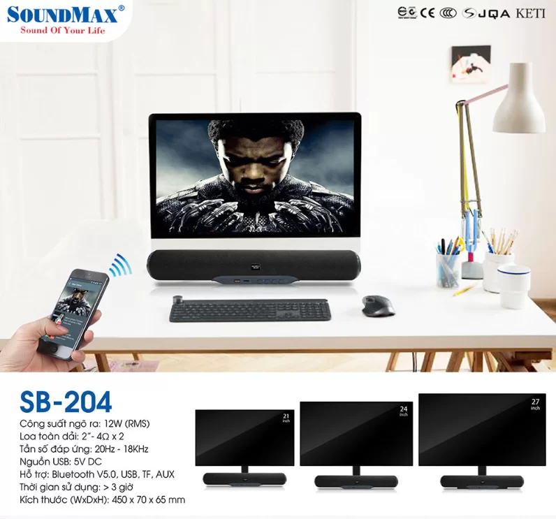 HỢP THÀNH THỊNH - Loa SOUNDMAX SB204 2.0