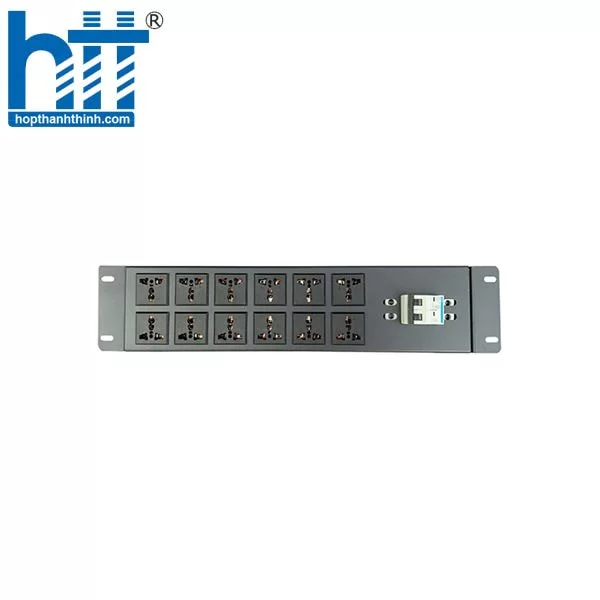 Hợp Thành Thịnh -Thanh nguồn PDU Đa năng 12 ổ cắm 32A dùng cho tủ mạng C19