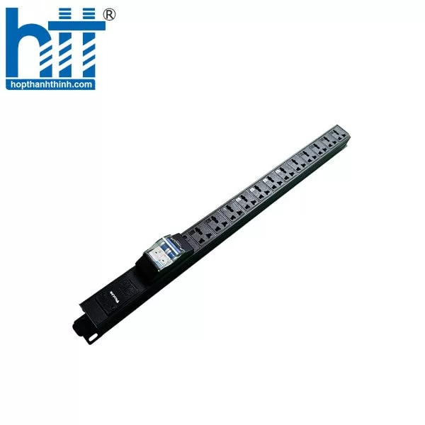 Hợp Thành Thịnh -Thanh nguồn PDU Đa năng 12 ổ cắm 32A dùng cho tủ mạng C19 dọc