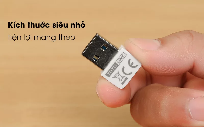 HTT - USB Wi-Fi TOTOLINK N150USM siêu nhỏ chuẩn N 150Mbps