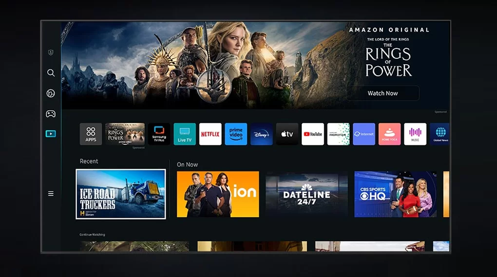 Smart Tivi QLED 4K 65 inch Samsung QA65Q80C - Hệ điều hành