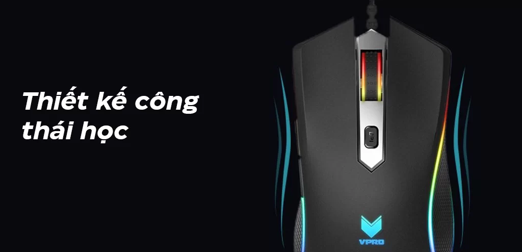 Chuột Gaming có dây Rapoo V280  2