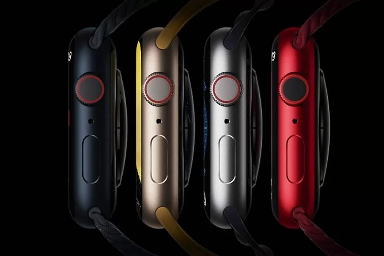 Apple Watch Series 8 cũng được trang bị đa dạng màu sắc 