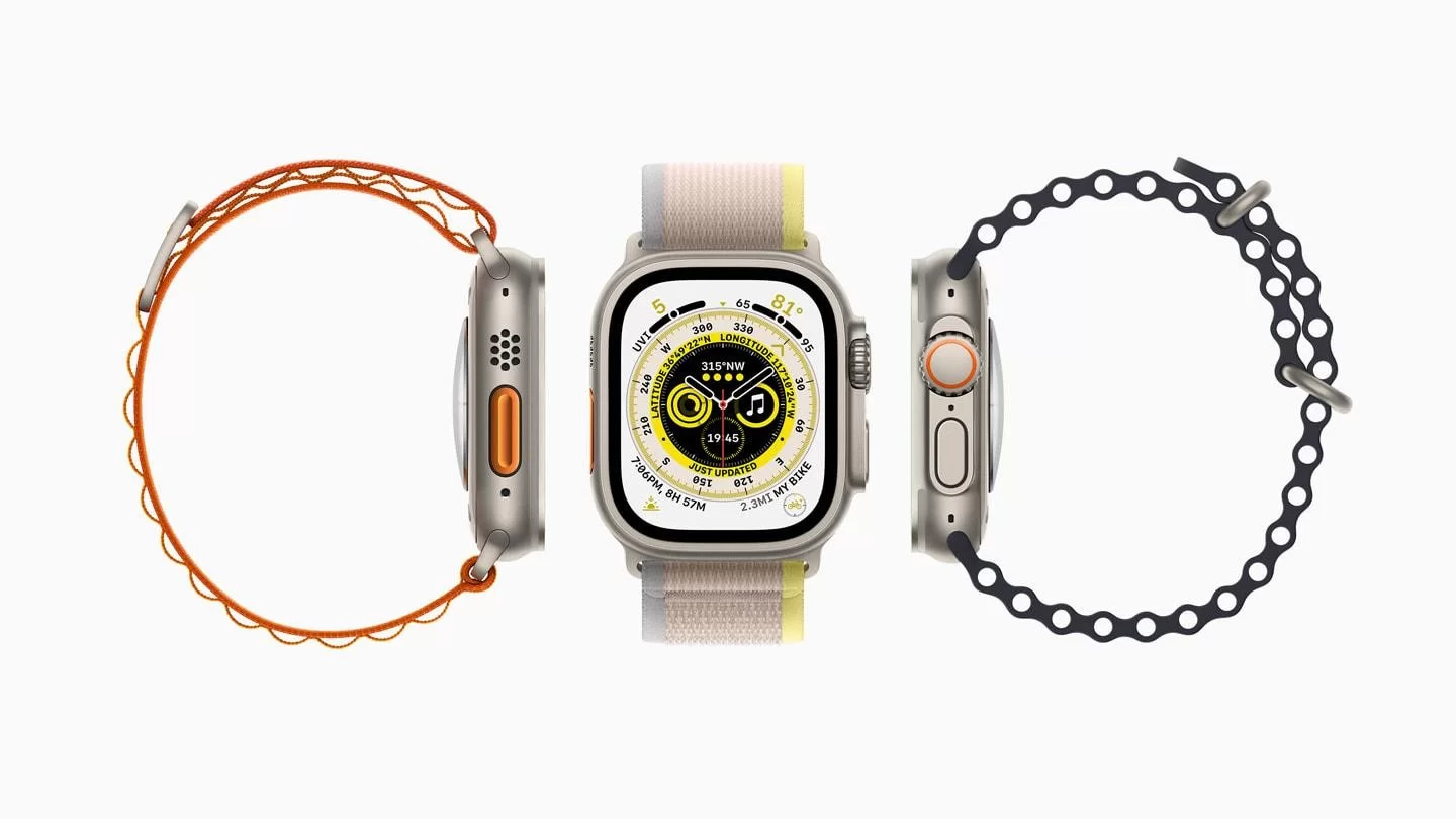 HTT -Apple Watch Ultra 49MM (4G) - Viền Titan Dây Vải Cỡ Trung | Chính Hãng