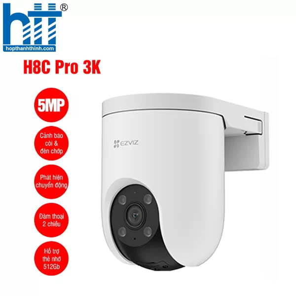 HỢP THÀNH THỊNH - Camera WiFi EZVIZ CS-H8C Pro 3K 5MP [Quay quét thông minh]