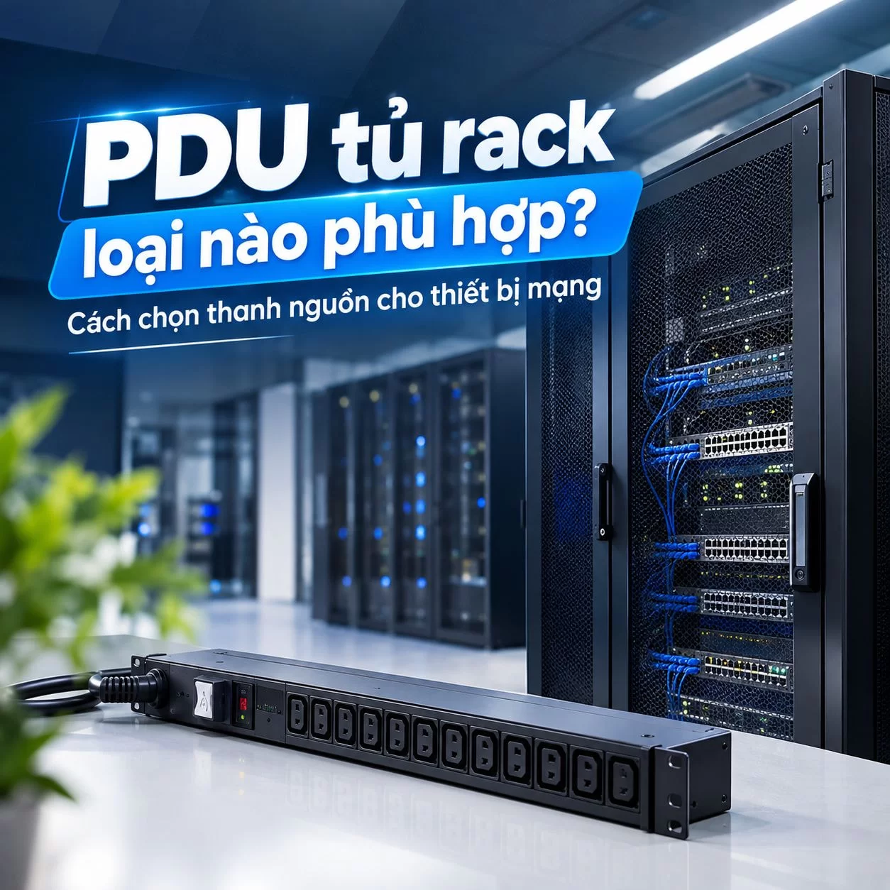 loại PDU rack phù hợp - Hợp Thành Thịnh