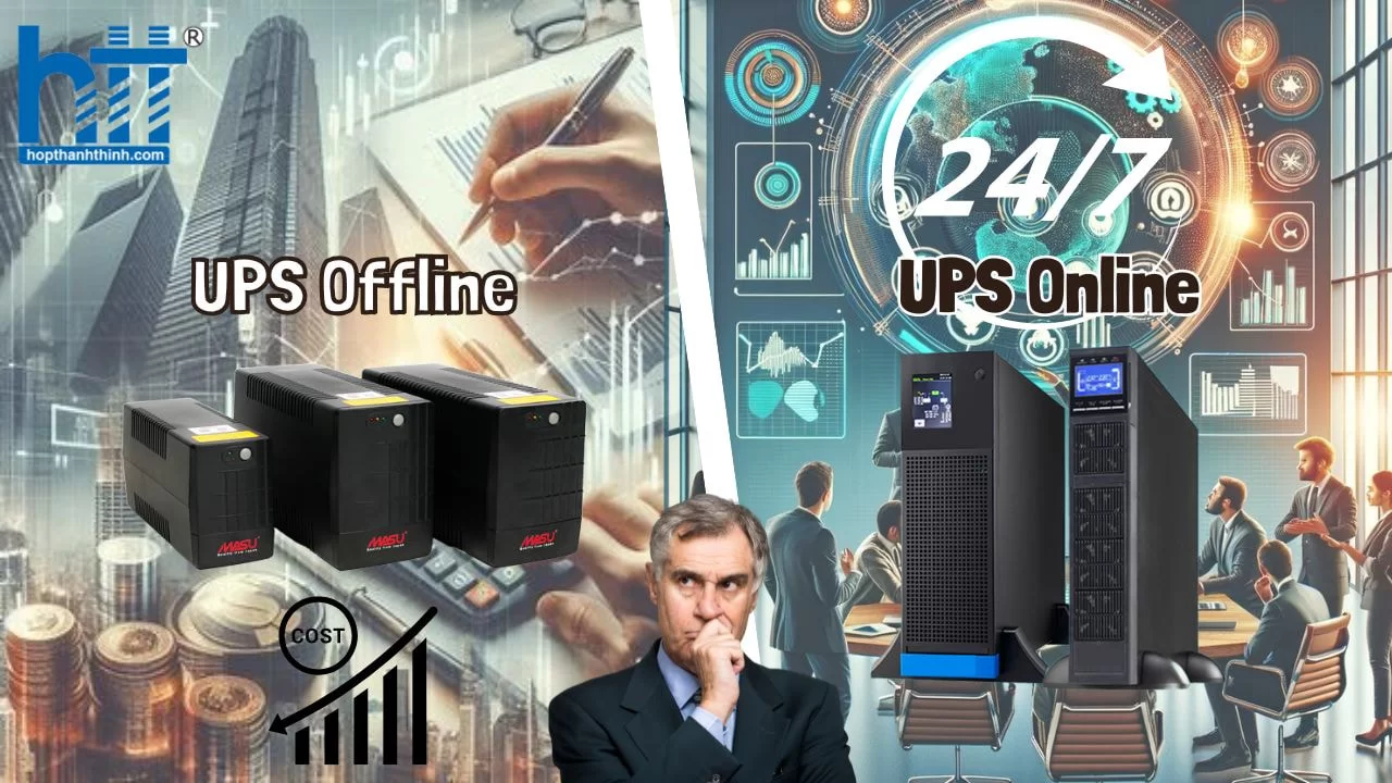 Hợp Thành Thịnh - So Sánh UPS Offline và UPS Online