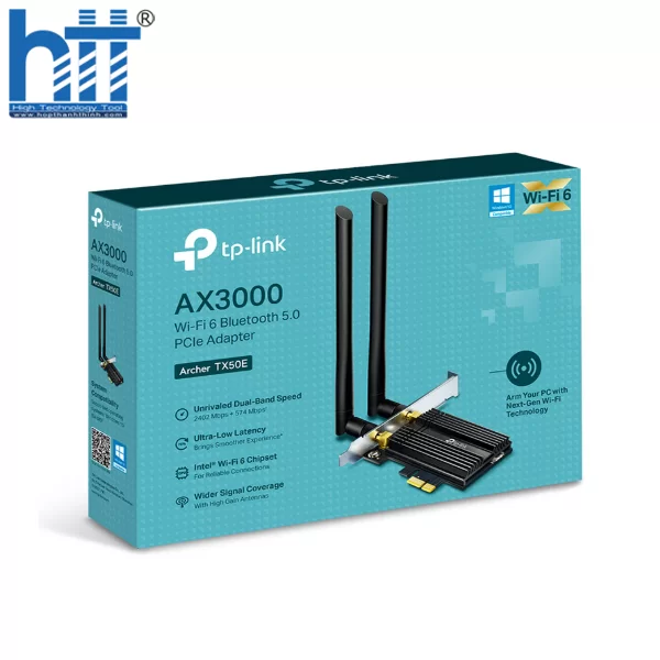 HỢP THÀNH THỊNH - Cạc mạng không dây TP-Link PCI-E Archer TX50E