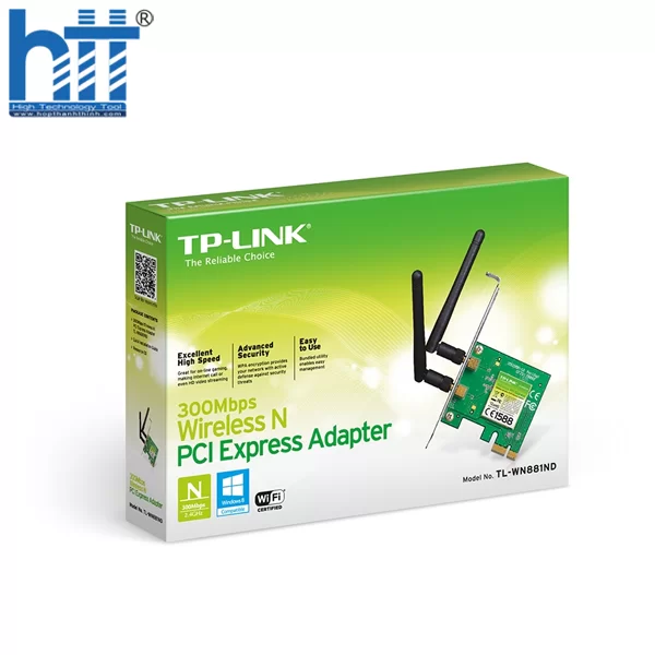 HỢP THÀNH THỊNH - Cạc mạng không dây TP-Link PCI-E TL-WN881ND