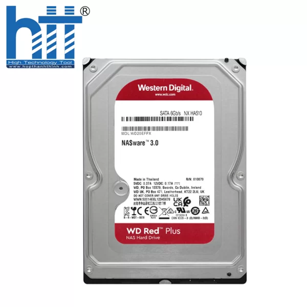 HỢP THÀNH THỊNH - Ổ cứng Western Digital Red Plus 4TB  WD40EFPX