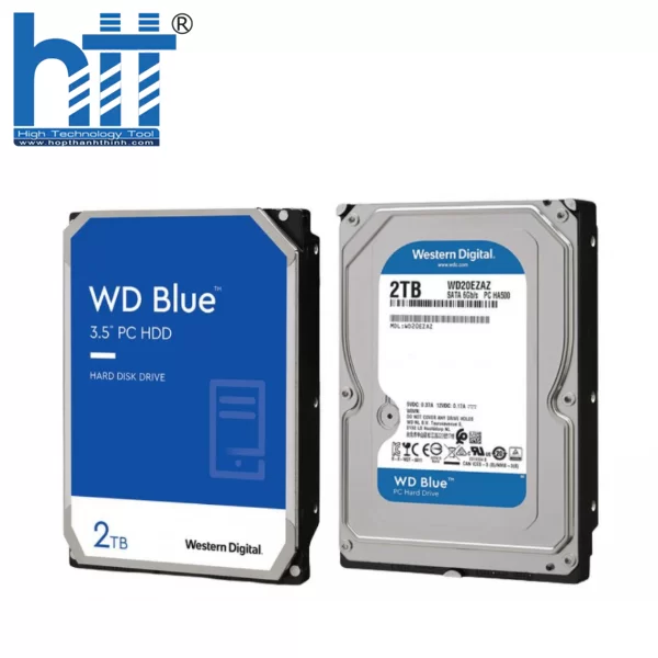HỢP THÀNH THỊNH - Ổ cứng Western Digital Blue 2TB 5400RPM WD20EARZ