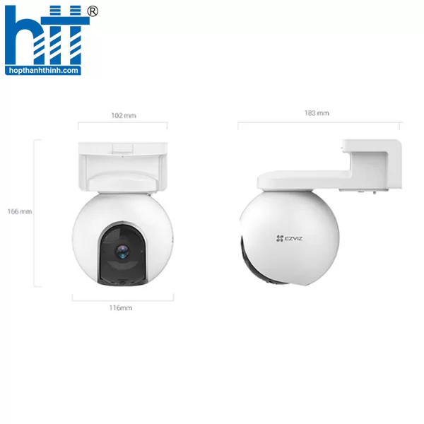 HỢP THÀNH THỊNH - Camera Wifi quay quét dùng pin EZVIZ CS-EB8/SP 4G 2K