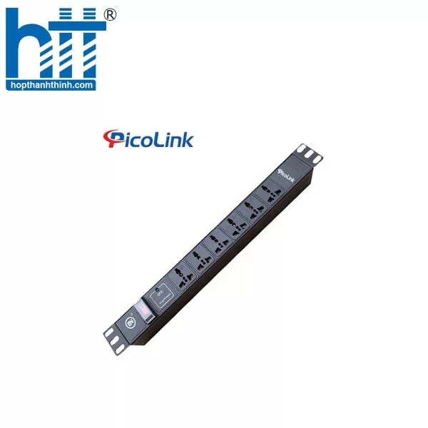 Hợp Thành Thịnh - Thanh nguồn PDU chống sét Đa năng 6 ổ cắm 32A