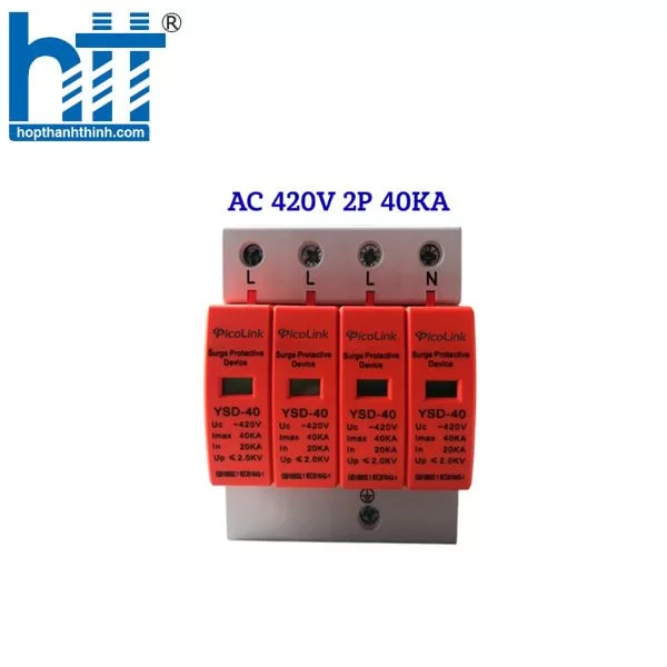 Hợp Thành Thịnh - Thiết bị chống sét lan truyền  AC 4P 40kA