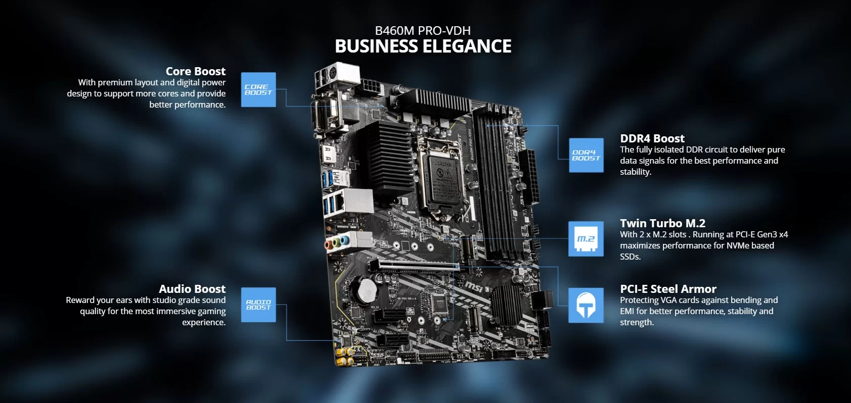 Mainboard MSI B460M PRO-VDH
