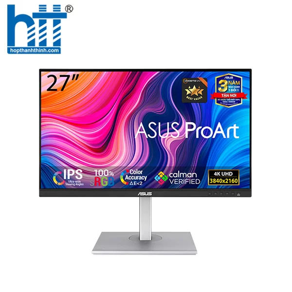 Hợp Thành Thịnh - Màn hình đồ họa Asus ProArt PA279CV (27Inch/ 4K (3840 x 2160)/ 5ms/ 350cd/m2/ IPS/ Loa/USB-C)