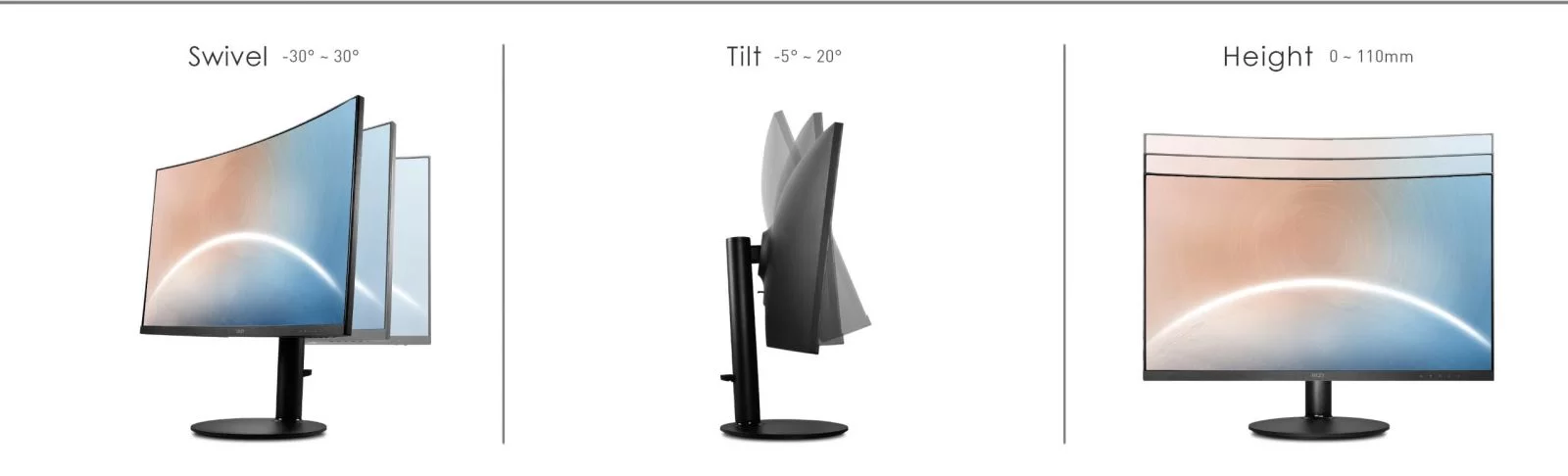 HTT - Màn hình MSI Modern MD271CP 27 inch FHD VA 75Hz Cong