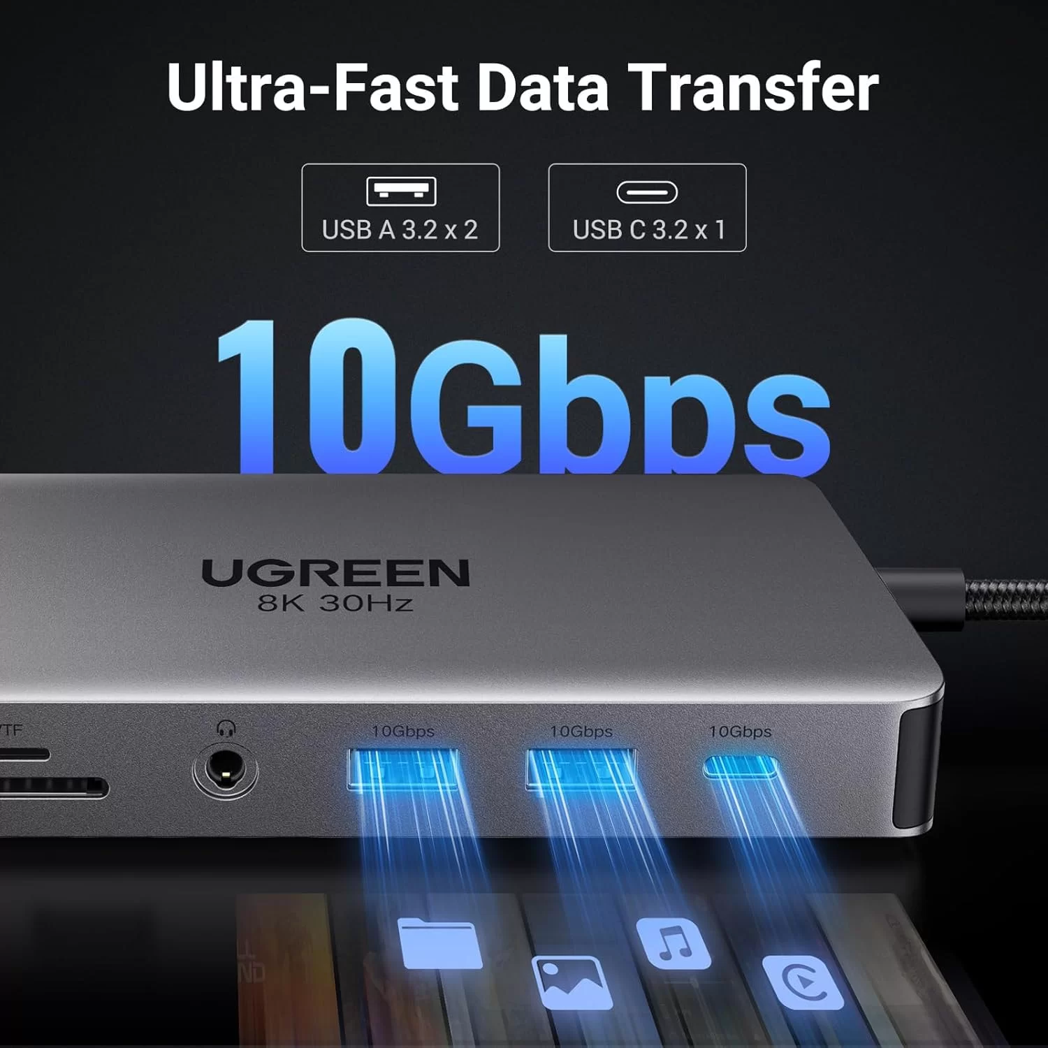 USB-C Revodok Docking Station 11 in 1 Ugreen 15965