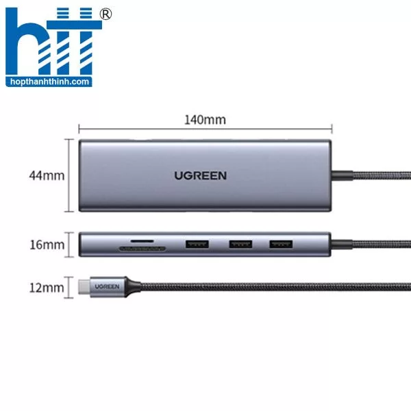 Ugreen CM498 – Mở rộng laptop tối đa