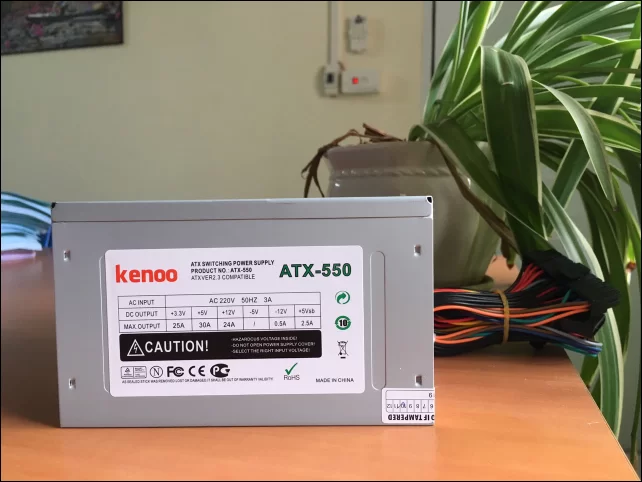 Nguồn Kenoo ATX550 550w (Màu Trắng) - Linh kiện máy tính, camera giám sát, game net tại Hải Dương