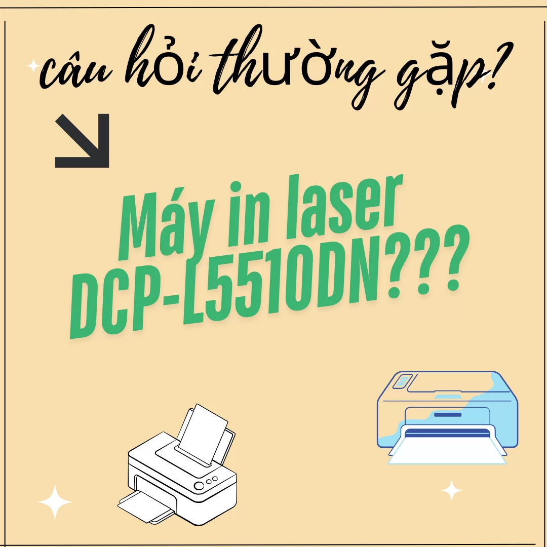 HTT - Máy in laser đen trắng đa năng Brother DCP-L5510DN