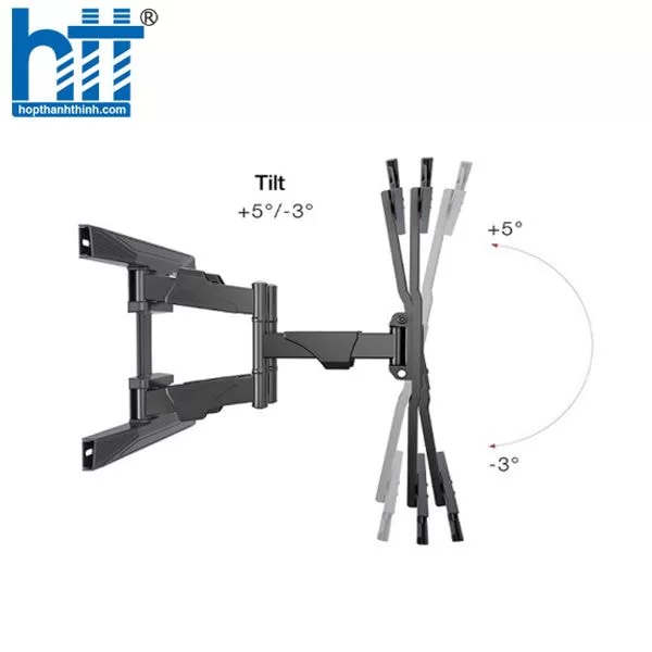 HỢP THÀNH THỊNH - Giá treo góc LCD NB P6 (40inch - 80inch)
