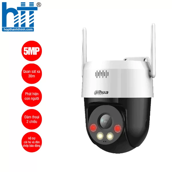 HỢP THÀNH THỊNH - Camera Wifi quay quét 5MP DAHUA DH-P5AE-PV