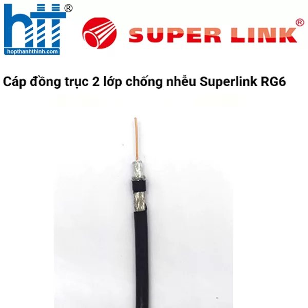 HỢP THÀNH THỊNH - Cáp đồng trục 2 lớp chống nhễu Superlink RG6