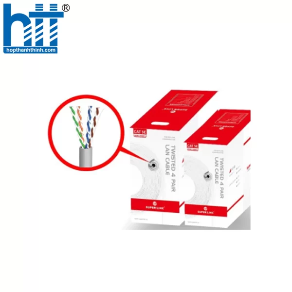 HỢP THÀNH THỊNH - Cáp mạng 100% đồng nguyên chất Superlink Cat 5e UTP