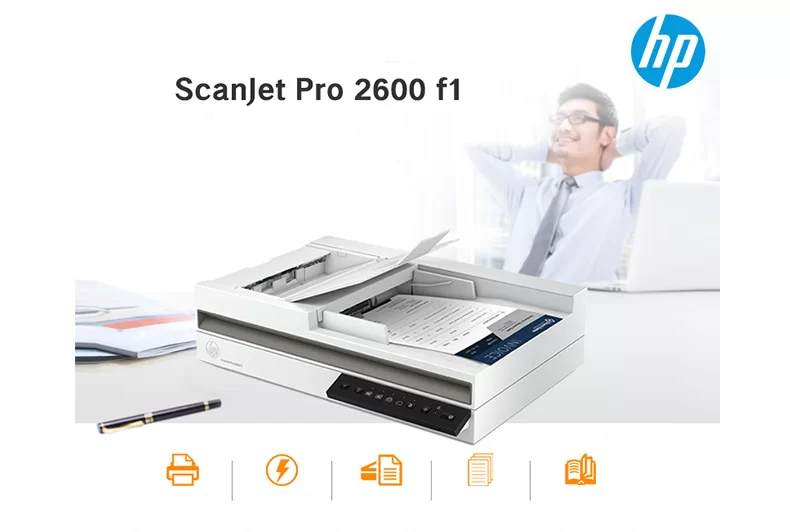 Máy quét HP Scanjet Pro 2600 F1 (20G05A)