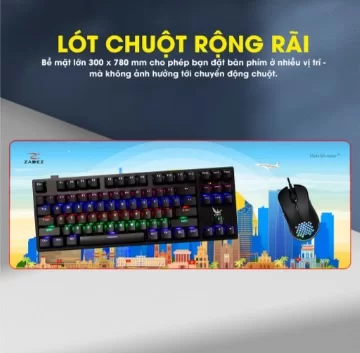 HTT - Miếng lót chuột bằng cao su Zadez GP-780K