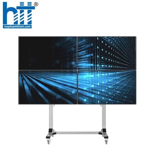 HỢP THÀNH THỊNH - Khung cho 4 màn hình Peacemounts ML-02 (40-65inch)