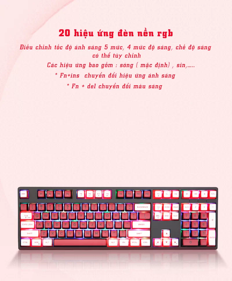 HTT - Bàn phím cơ Newmen GM1080 Dual mode Kailhbox White